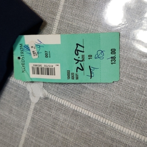 Nwt Essential Elements women's Blazer, Color Navy Blue, Size 10 - Picture 6 of 14